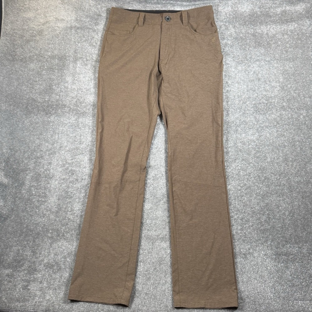 Born Primitive Pants Men's 34x36 Brown Chino Athletic Tactical Stretch